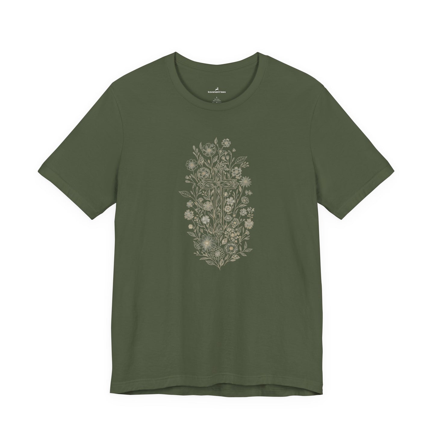 Cross and Flowers T-Shirt