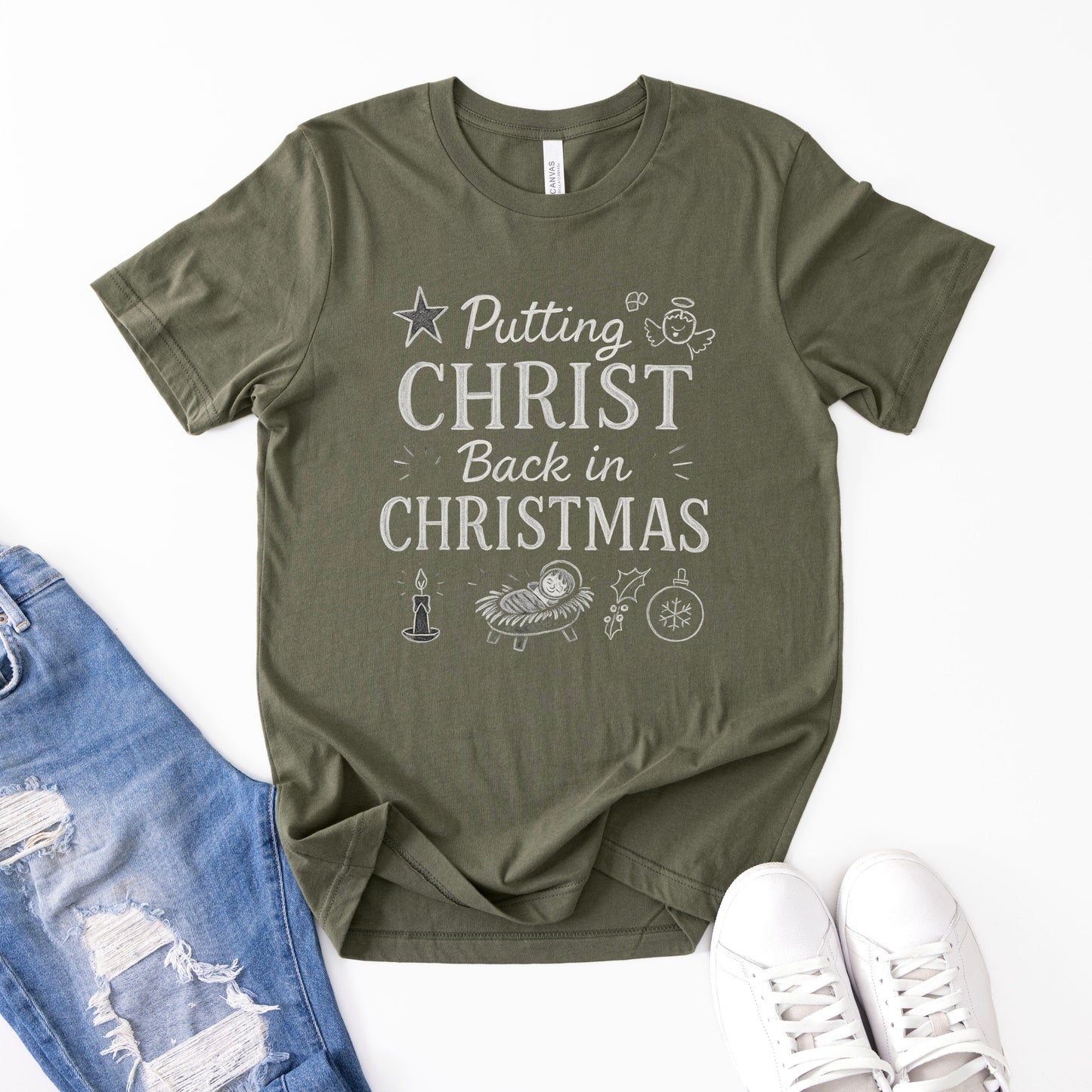Putting Christ Back in Christmas T‑Shirt