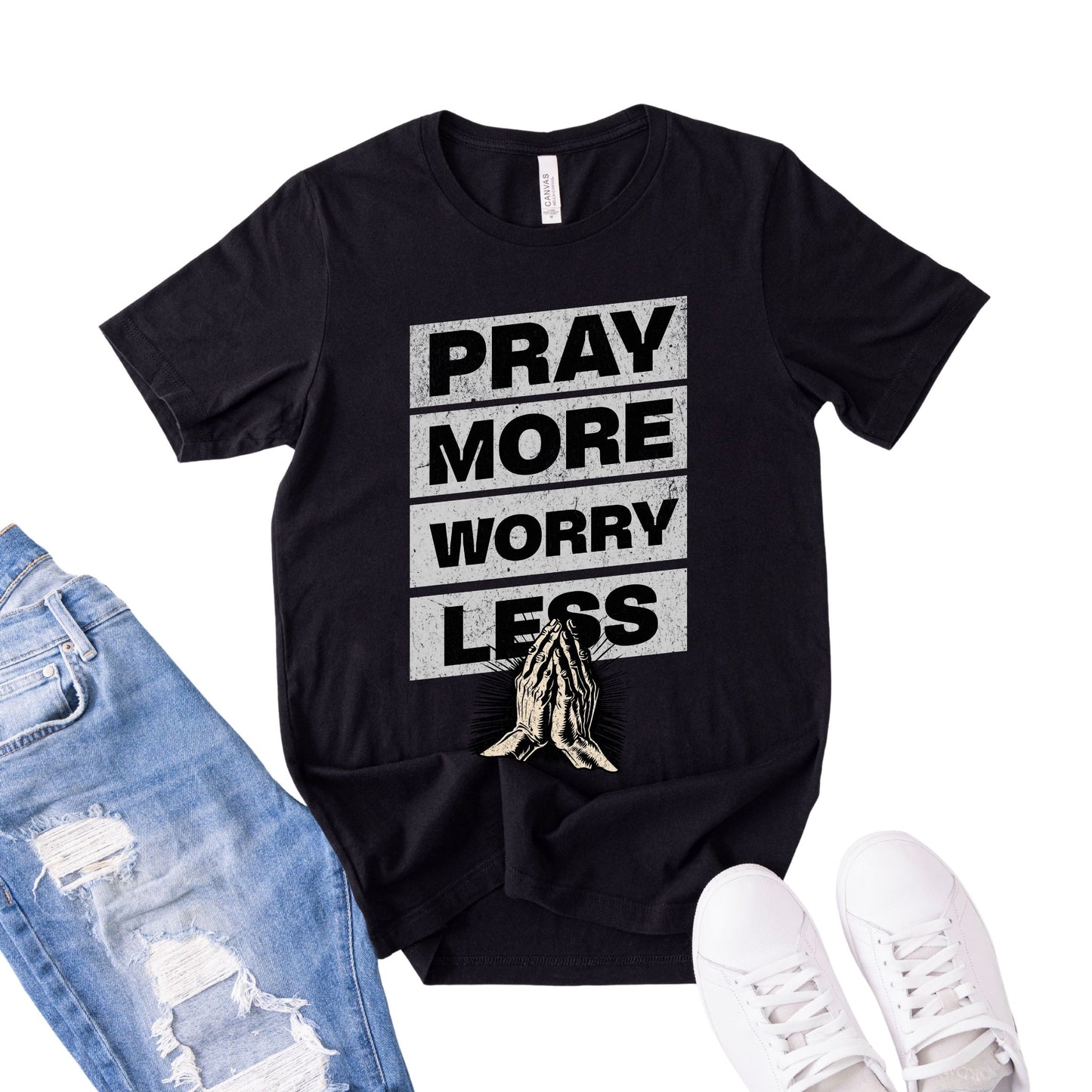 Pray More Worry Less T-Shirt