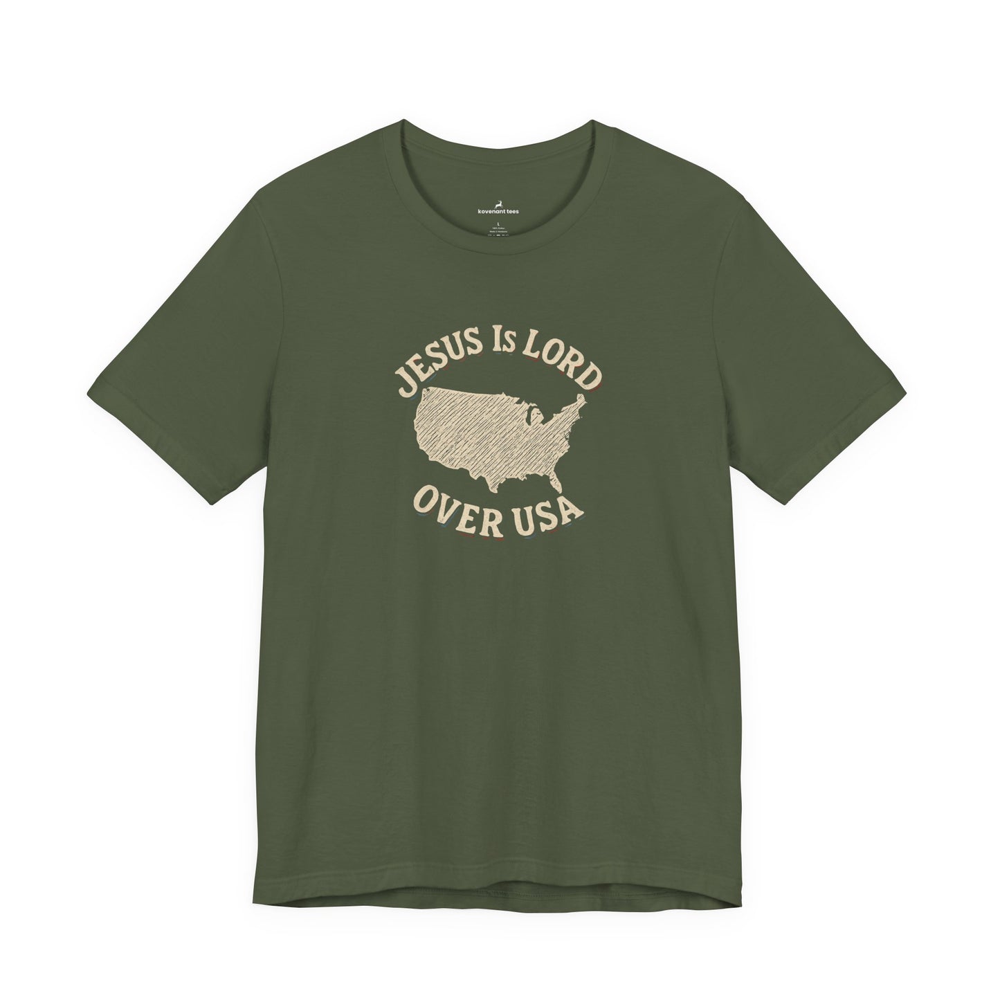 Jesus Is Lord Over USA T-Shirt